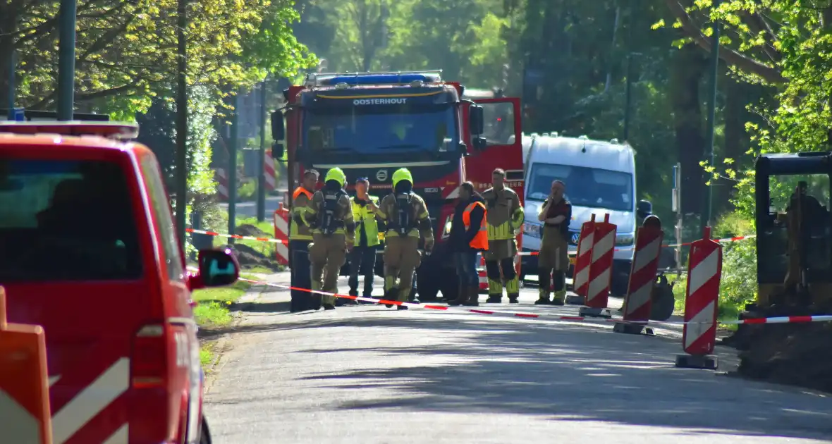 Gaslekkage leidt tot afsluiting van straat - Foto 3