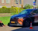 Barst in voorruit na botsing met e-biker