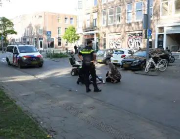 Fatbiker laat gewonde scootmobieler op straat liggen