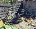 Schuur volledig verwoest door brand