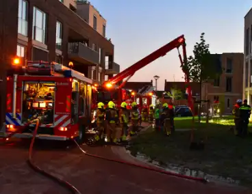Traumateam ingezet bij grote brand