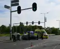 Ambulance aangereden door automobilist