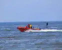 Zoekactie naar vermiste persoon op strand
