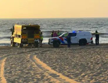 Vermiste overleden aangetroffen op strand
