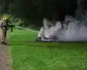Brand verwoest scooter
