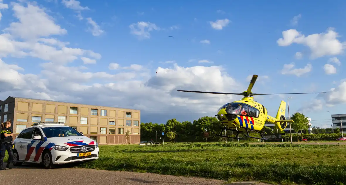 Grote inzet hulpdiensten na val van trap