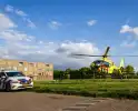Grote inzet hulpdiensten na val van trap