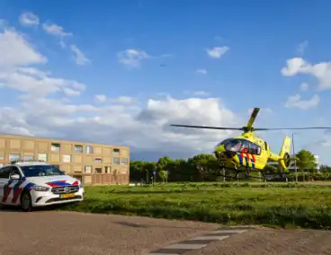 Grote inzet hulpdiensten na val van trap