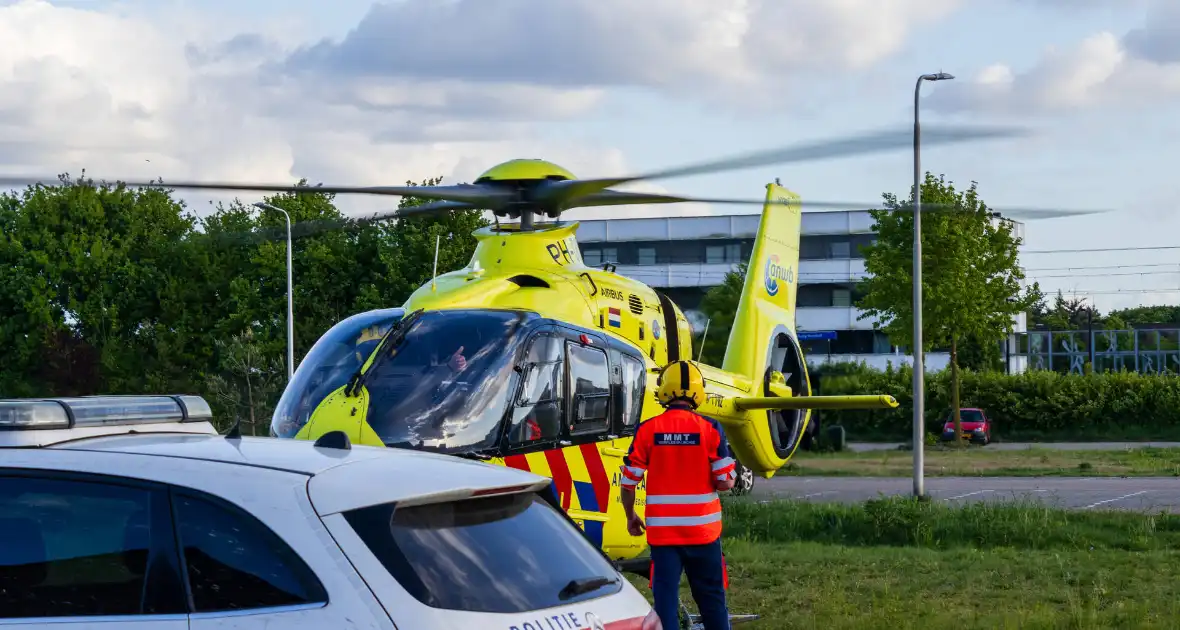 Grote inzet hulpdiensten na val van trap - Foto 13