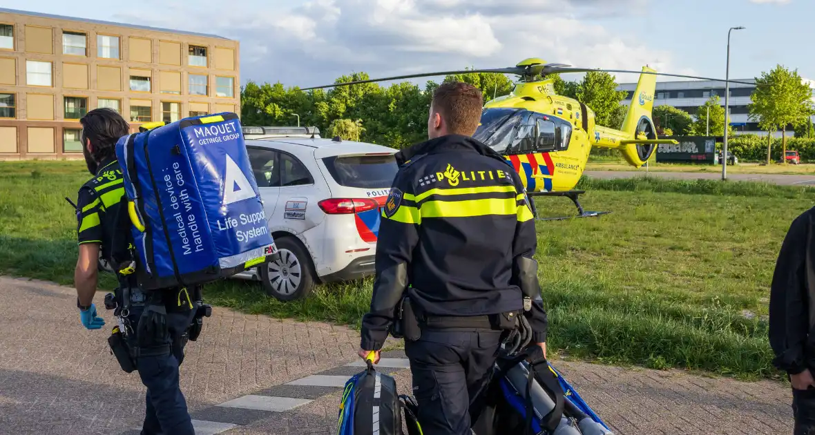Grote inzet hulpdiensten na val van trap - Foto 20