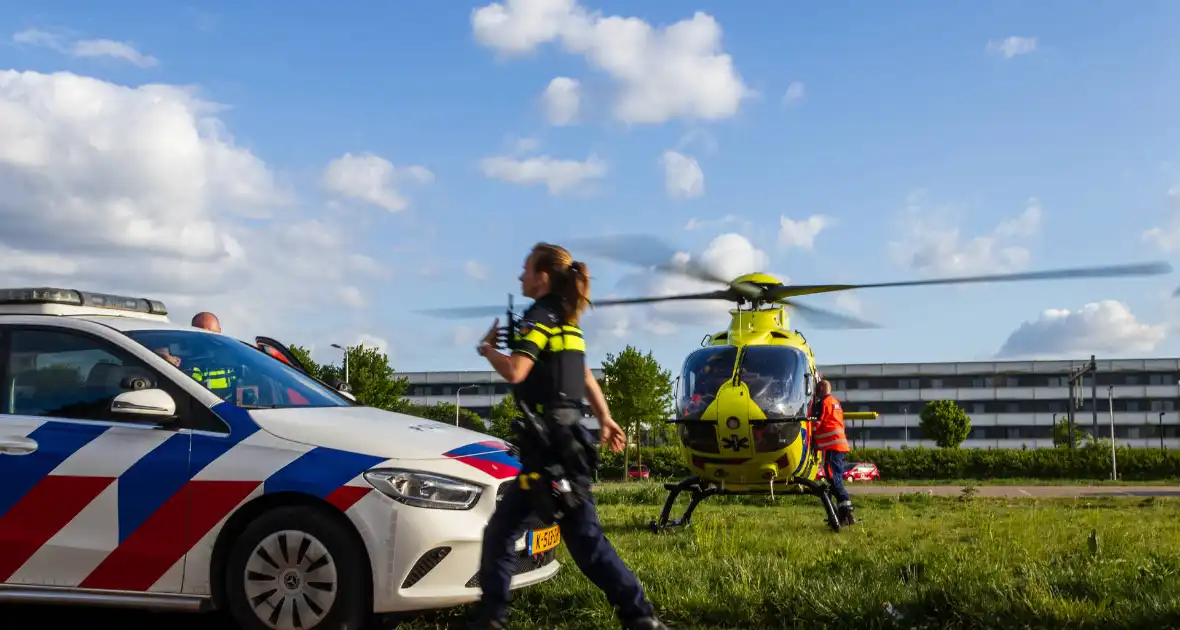 Grote inzet hulpdiensten na val van trap - Foto 8