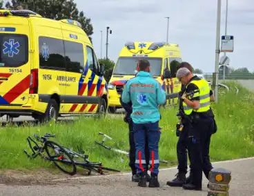 Wielrenner zwaargewond bij ongeval