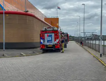 Brand in cel gevangenis de Schie