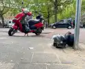 Scooter met vrouw en kind aangereden