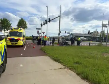Ongeval op fietspad veroorzaakt verwondingen