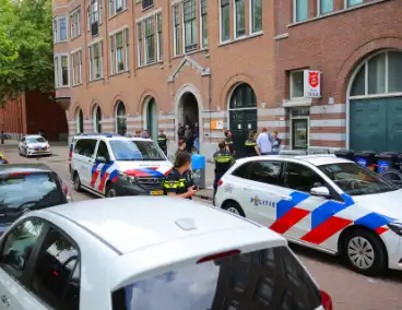 Gewonde bij steekincident, politie houdt verdachte aan