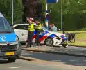 Politie voertuig betrokken bij ongeval met personenauto