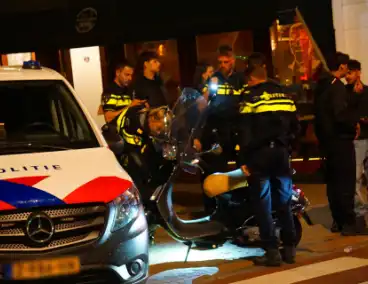 Voetganger aangereden door scooterrijder