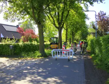 Gaslekkage veroorzaakt wegafsluiting