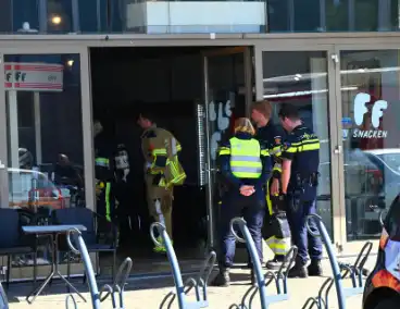 Frituur in brand tijdens verbouwing