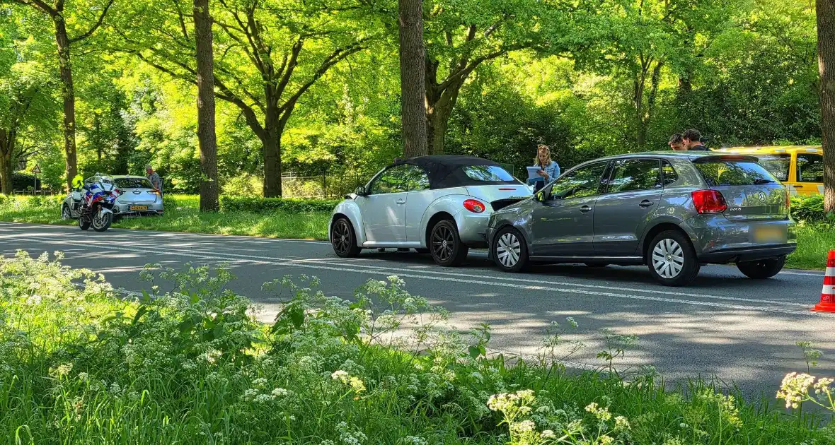 Kopstaart botsing op omleidingsroute - Foto 1