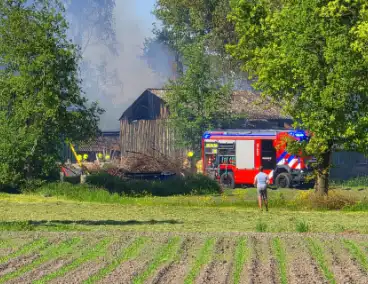 Mogelijk asbest vrijgekomen bij woningbrand