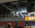 Brand op balkon op eerste verdieping