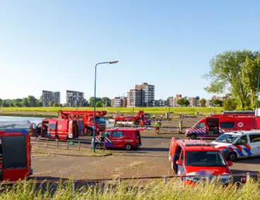 Hulpdiensten zoeken naar visser