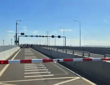 Storing Haringvlietbrug, zorgt voor flinke file