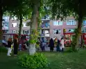 Evacuatie na brand in portiekwoning