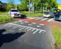 Ongeluk op rotonde leidt tot controle in ambulance