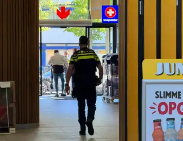 Bedreiging tijdens winkeldiefstal