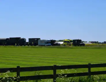 Ongelukkige situatie bij militaire colonne