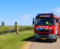 Felle bermbrand snel onder controle