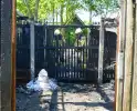 Berging van instelling in brand