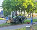 Ongeval met tractor en personenauto