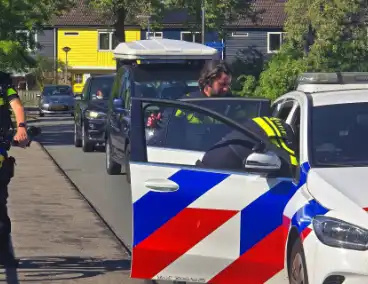 Inbreker op heterdaad aangehouden