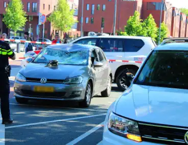 Spoedtransport naar ziekenhuis na aanrijding