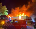 Brand in tijdelijke units zorgt voor rookoverlast