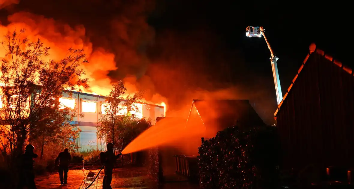 Brand in tijdelijke units zorgt voor rookoverlast - Foto 36