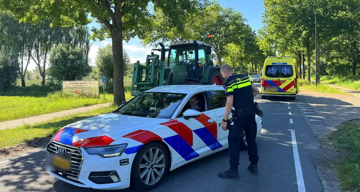 Kind op fiets raakt gewond bij aanrijding