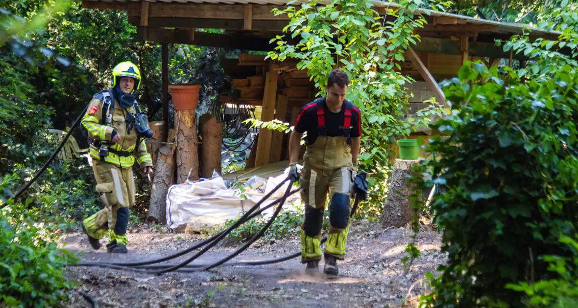 Brandweer in actie na melding van brand