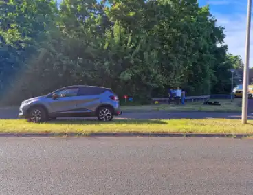 Fatbike komt in botsing met auto