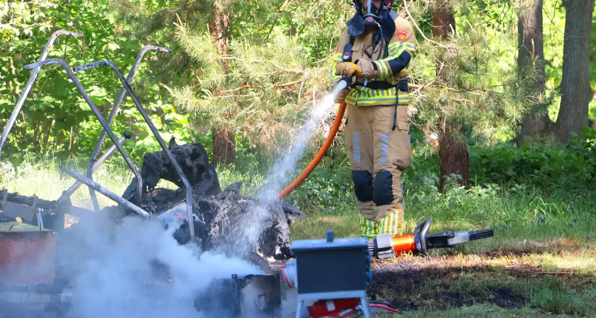 Golfkarren in brand tijdens evenement - Foto 11