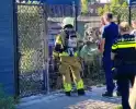 Bewoner blust brandende kliko