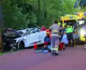 Gewonden nadat auto tegen boom klapt