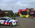 Traumahelikopter landt na ongeval