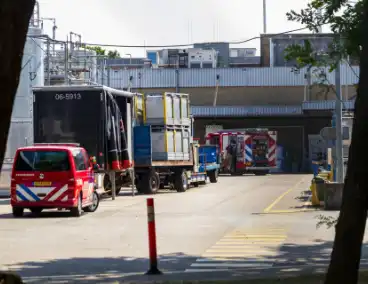 Ontruiming bij brand in industriepand