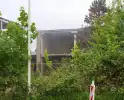 Brandweer blust brand in slooppand