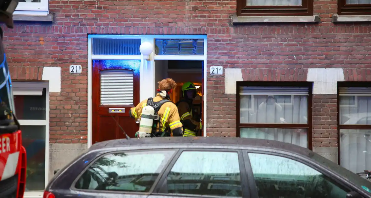 Flinke brand op dakterras, brand in de kiem gesmoord - Foto 14